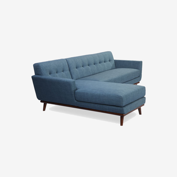 Two sitter stripped sofa